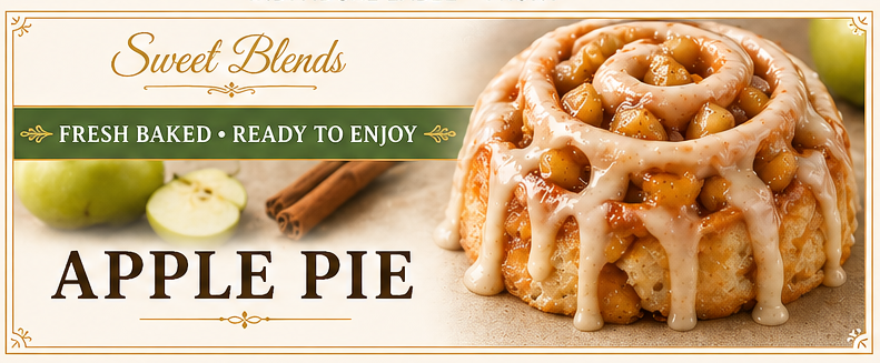 Apple Pie Cinnamon Rolls - Indulgent Caramel Dessert Delight