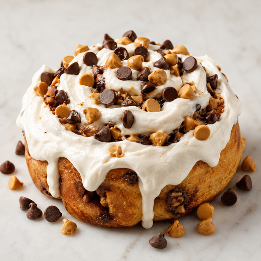 Chocolate Chip and Peanut Butter Chip Roll
