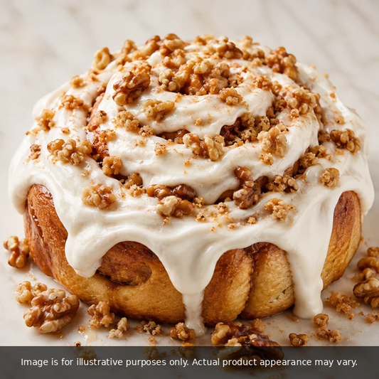 Maple Walnut Crunch dessert roll. Image is for illustrative purposes only; actual product appearance may vary.